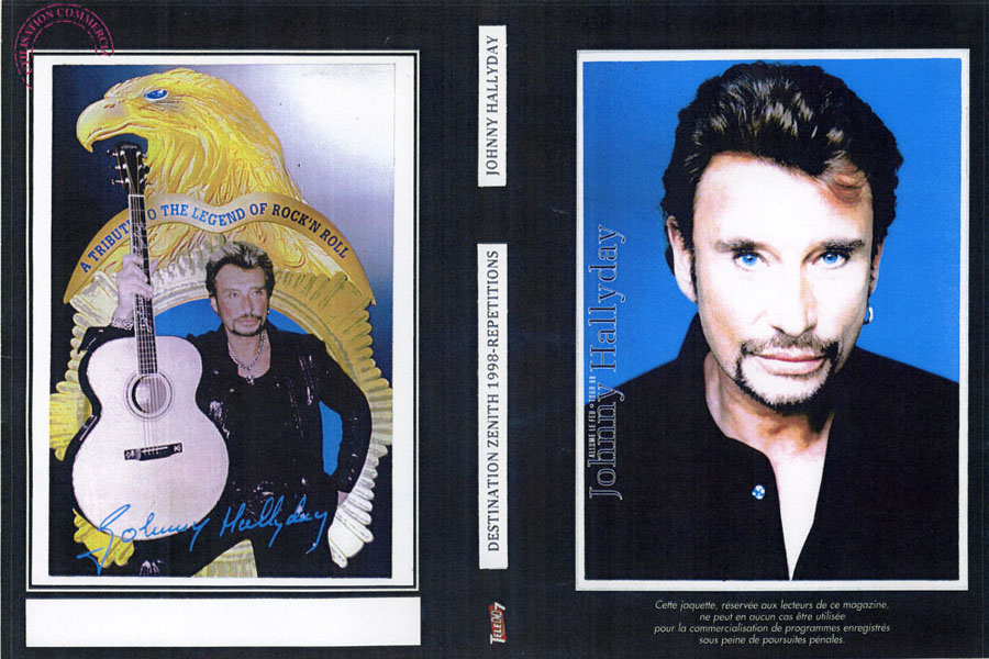 johnny hallyday dvd zenith 1998 front
